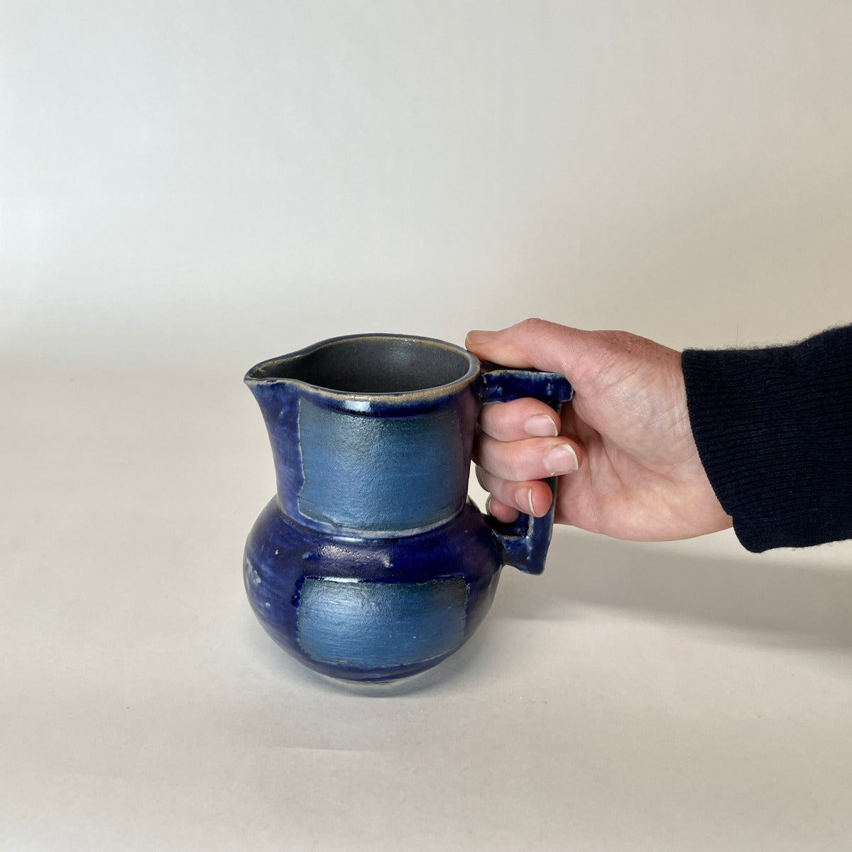 Painter Tape Pitcher, Small Blue/Blue