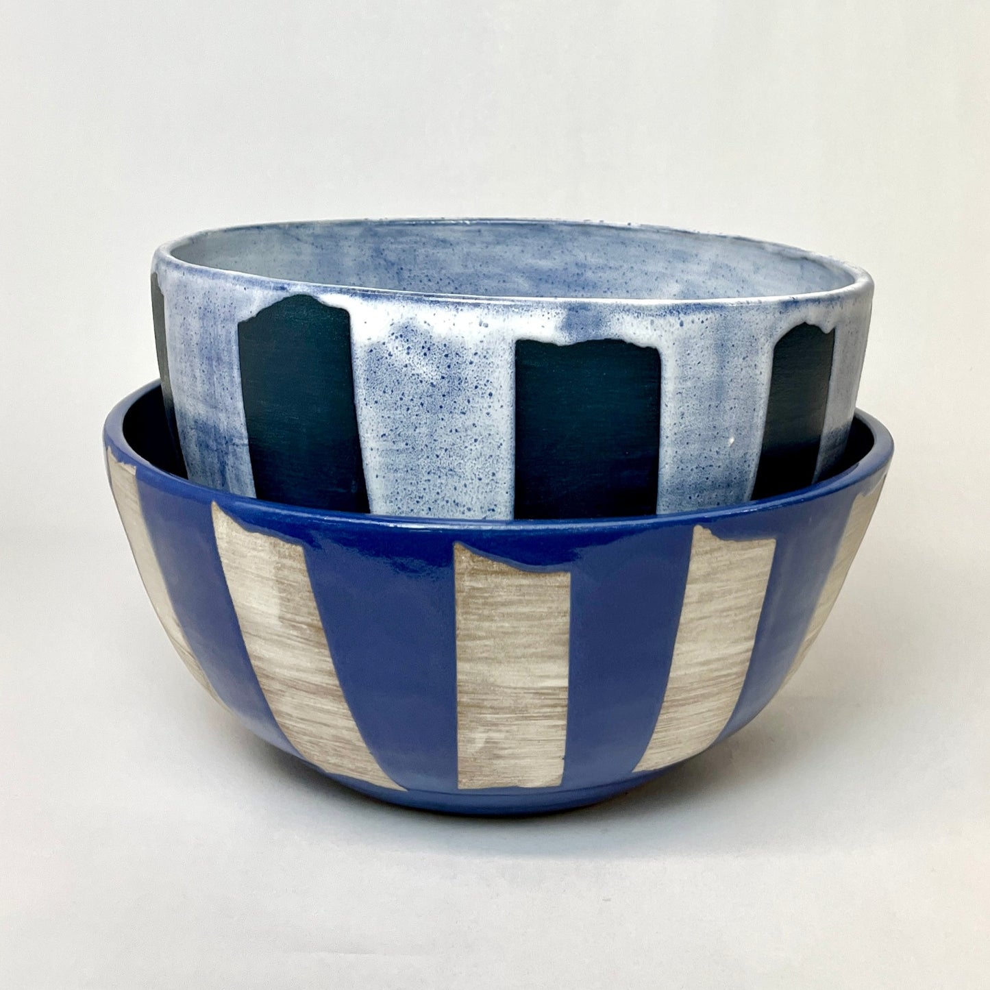 Painter Tape Bowl, Large Blue