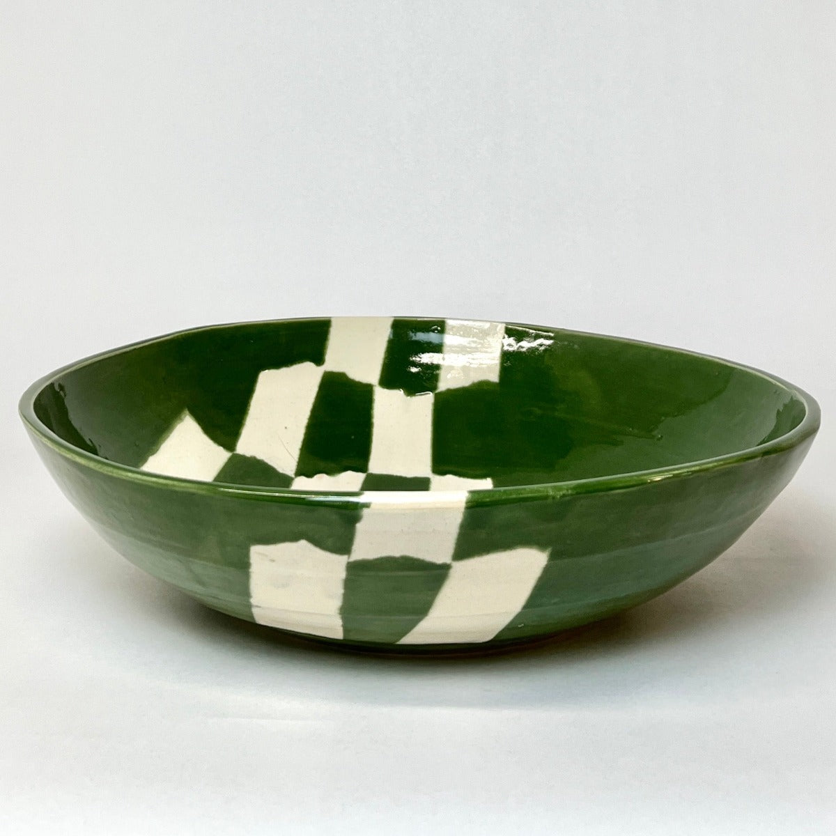 Graph Bowl, Large Green