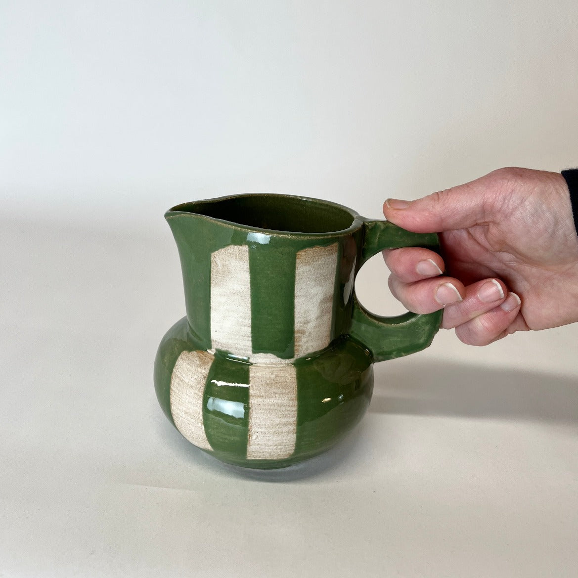 Graph Pitcher, Small Green