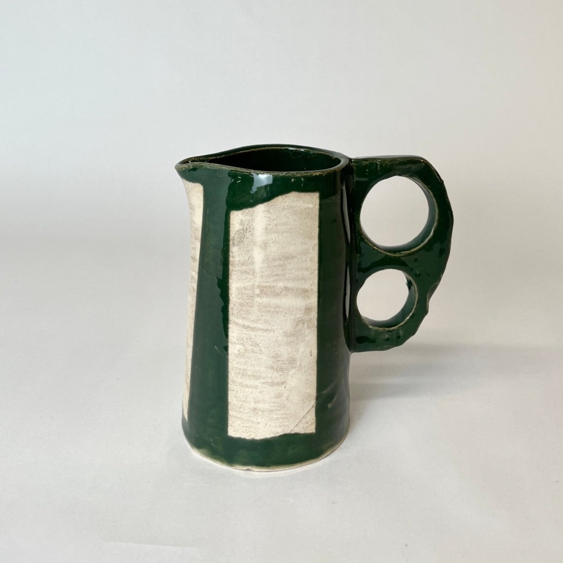 Painter Tape Pitcher, Small Green