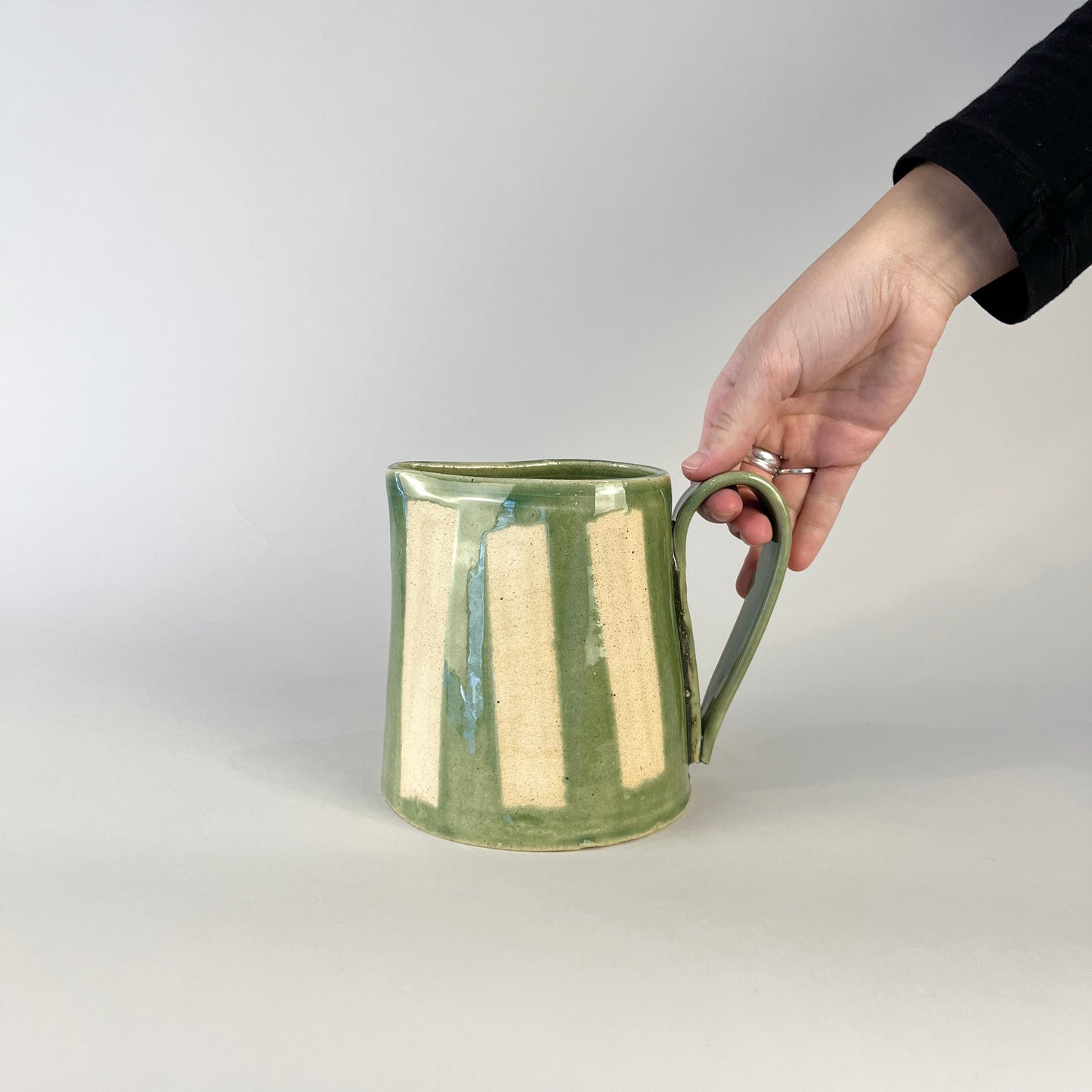 Pitcher Small, Celedon Tape