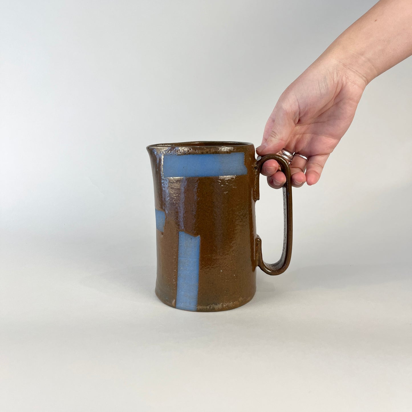 Pitcher Small, Brown Tape