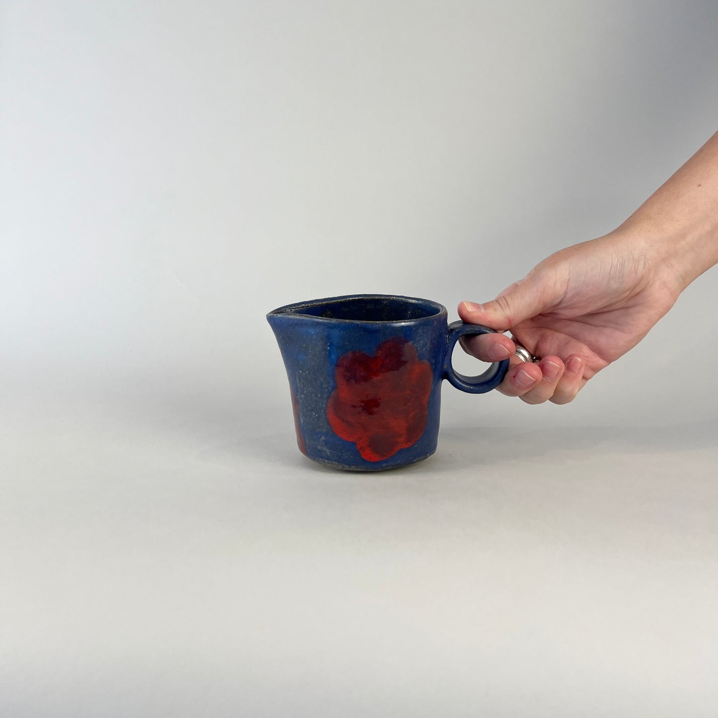 Creamer, Blue Flower