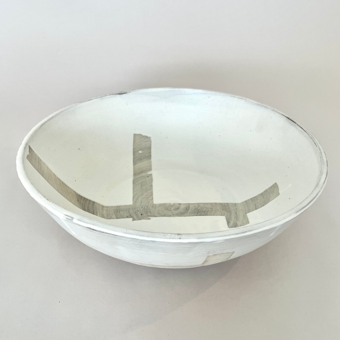 Painter Tape Bowl, Large White No.1