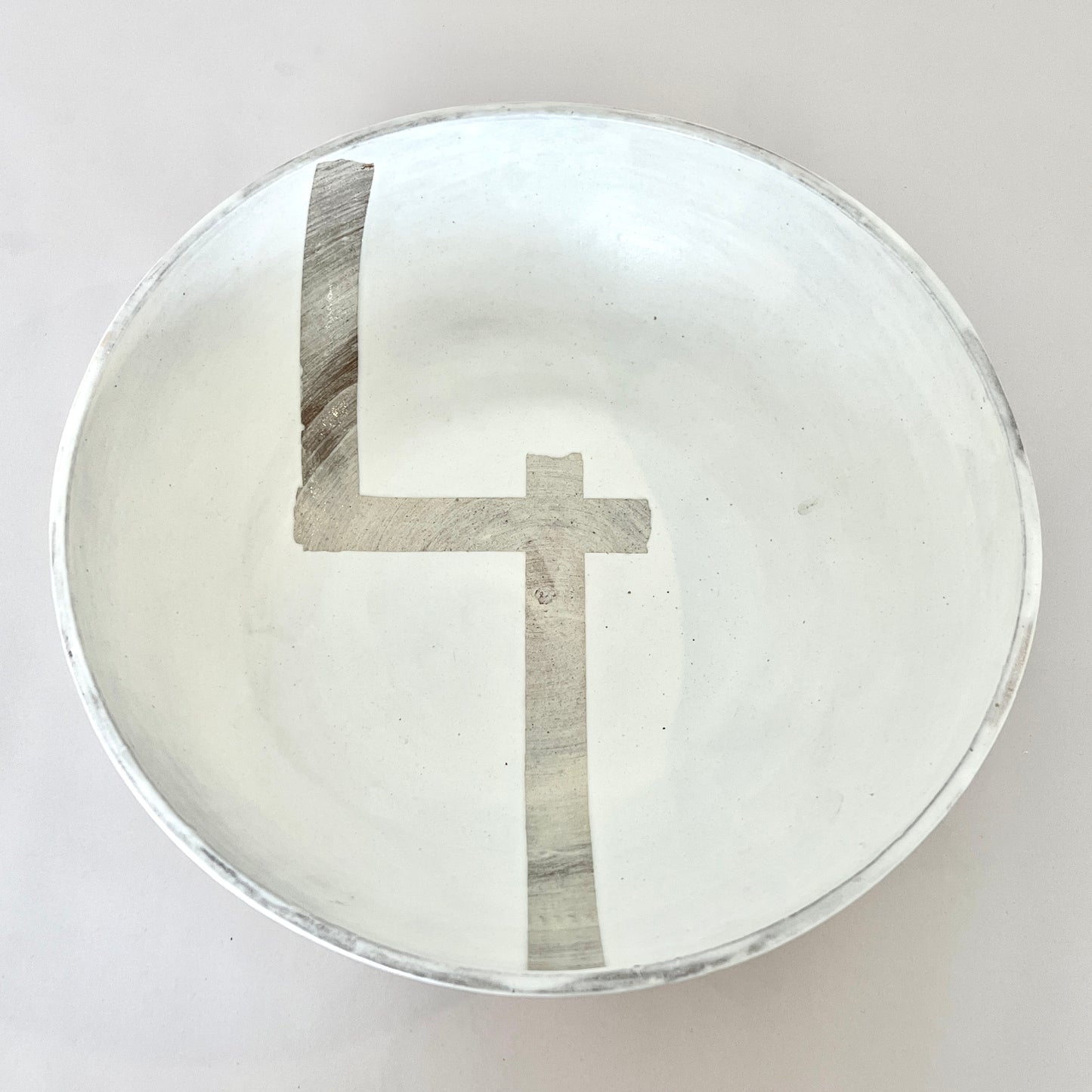 Painter Tape Bowl, Large White No.2
