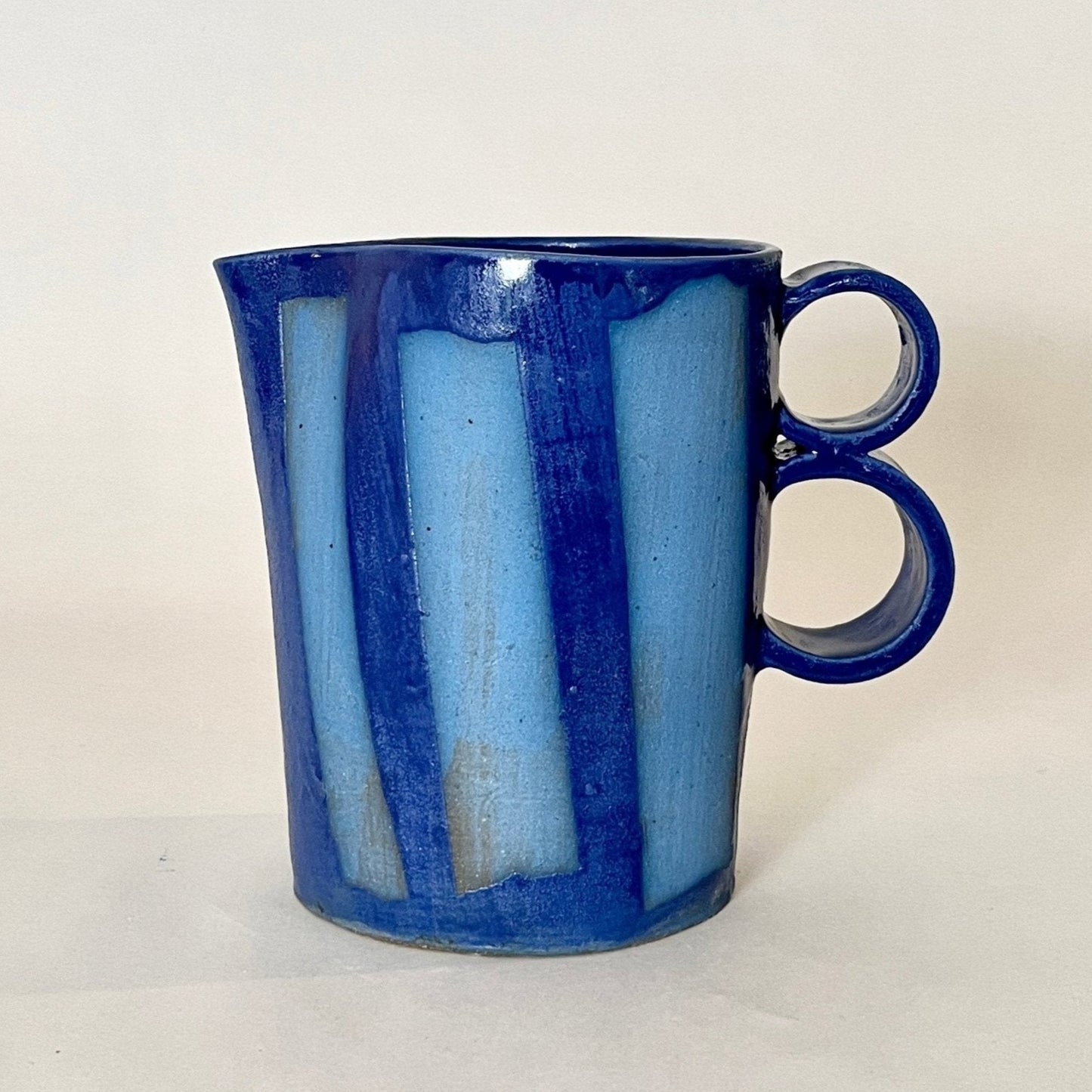 Painter Tape Pitcher, Medium Blue No.3