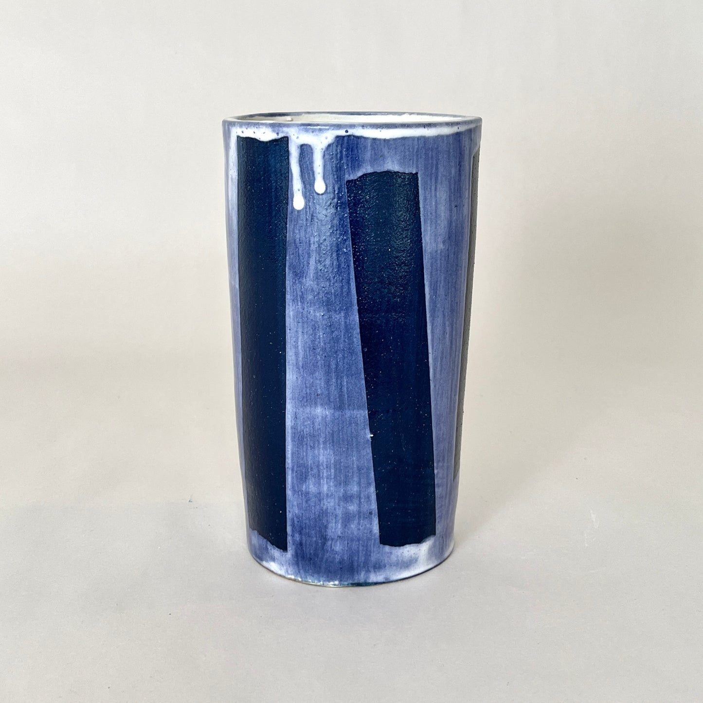 Painter Tape Cylinder, White/Blue No.2