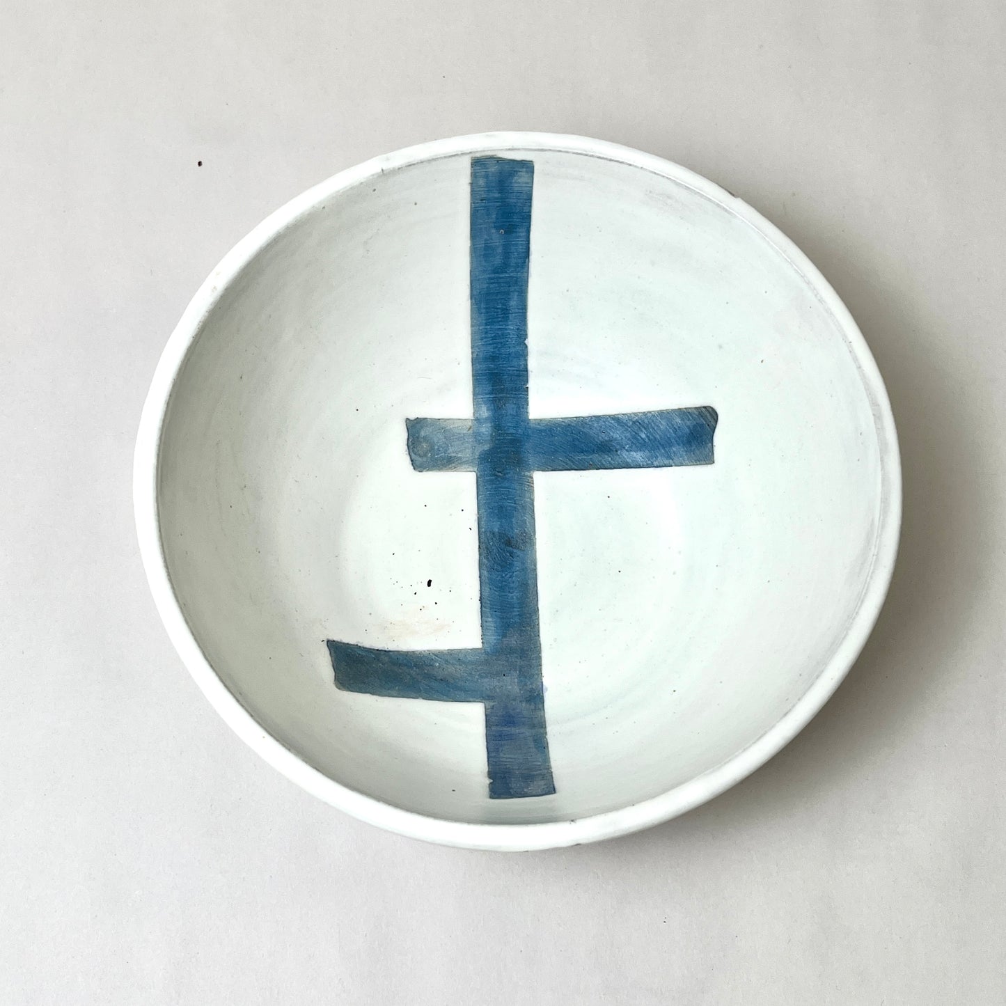 Painter Tape Bowl, Medium White No.2