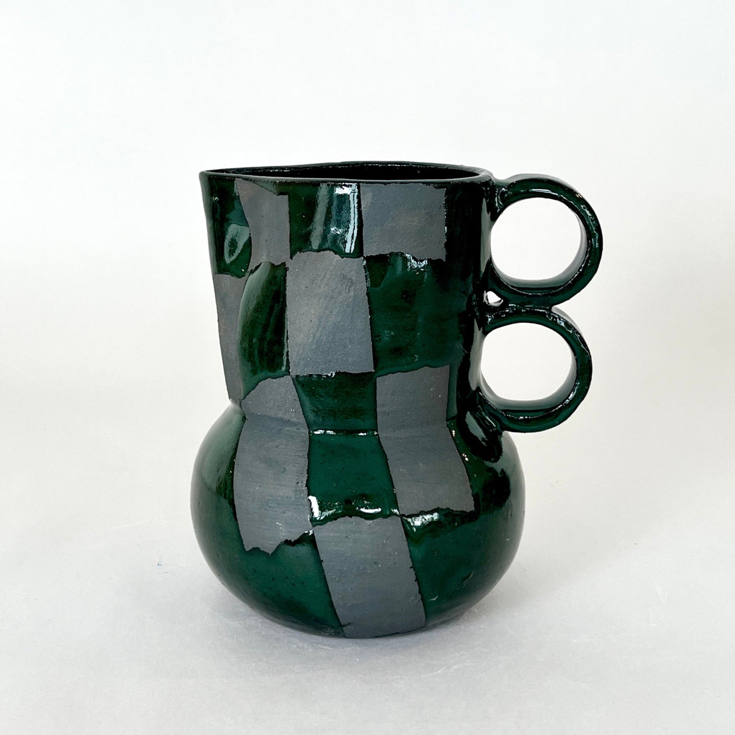Graph Pitcher, Medium Green/Black