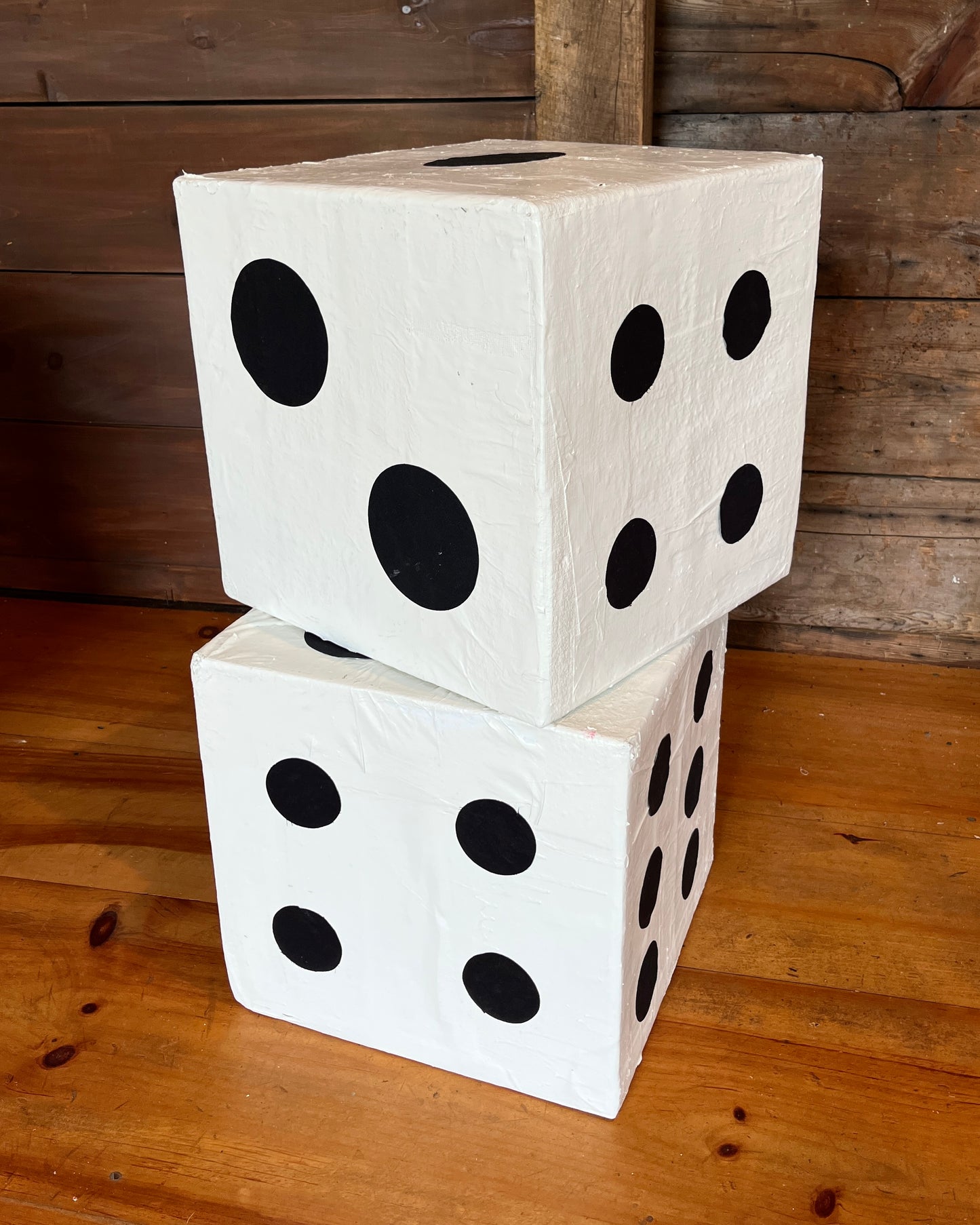 Louise Eastman, Pair of Dice, White, No.1