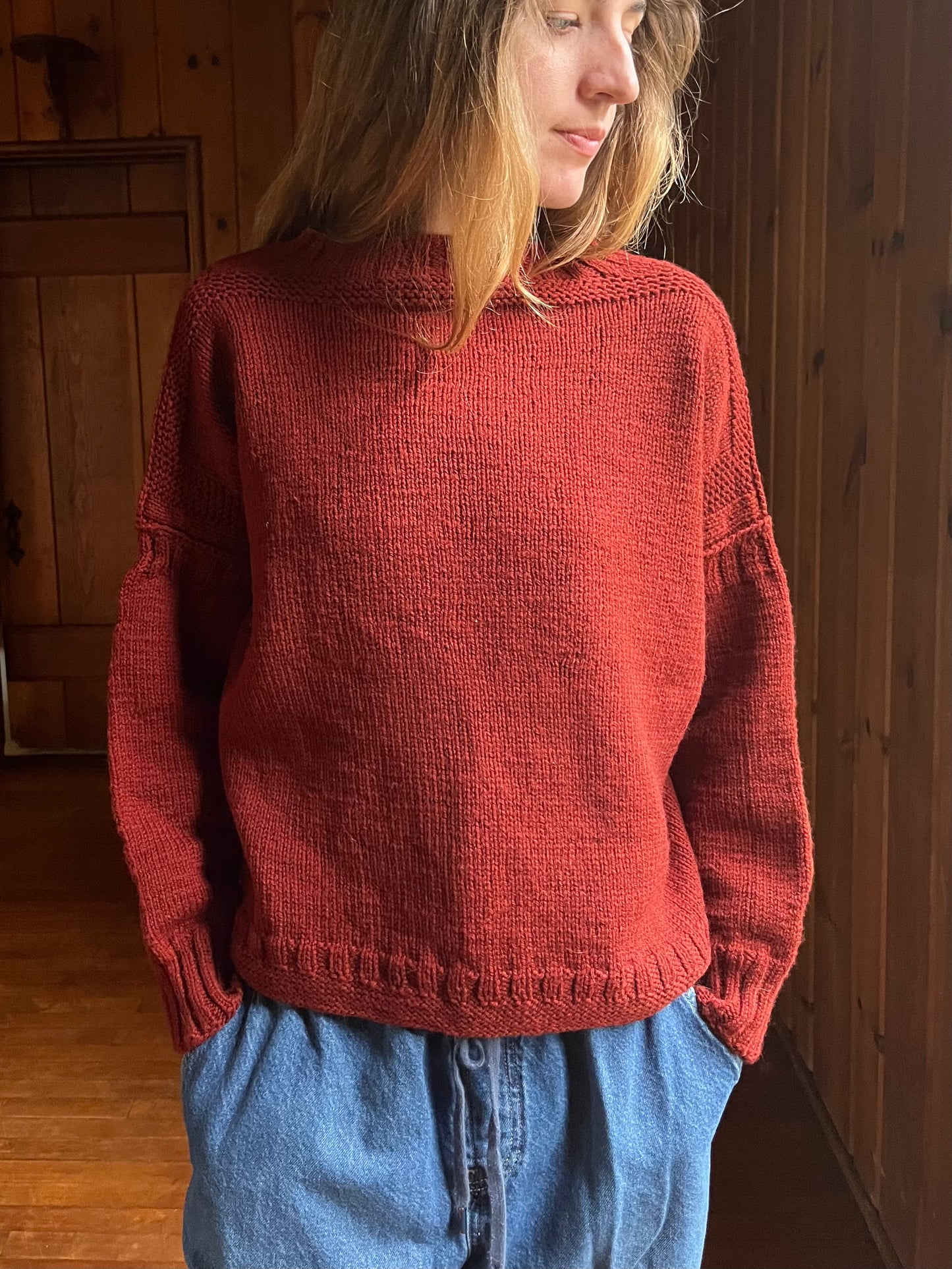 Canaan Sweater, Red