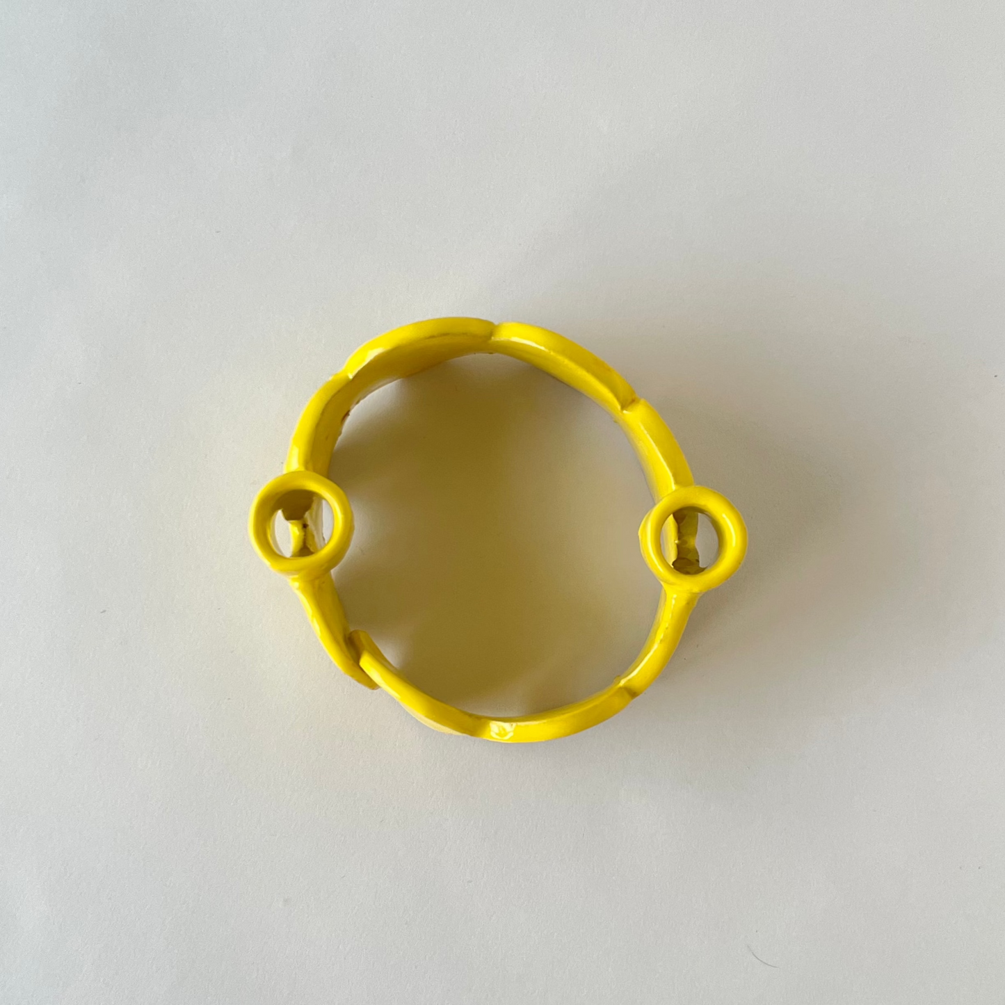 Crown Candle Holder No. 2, Yellow