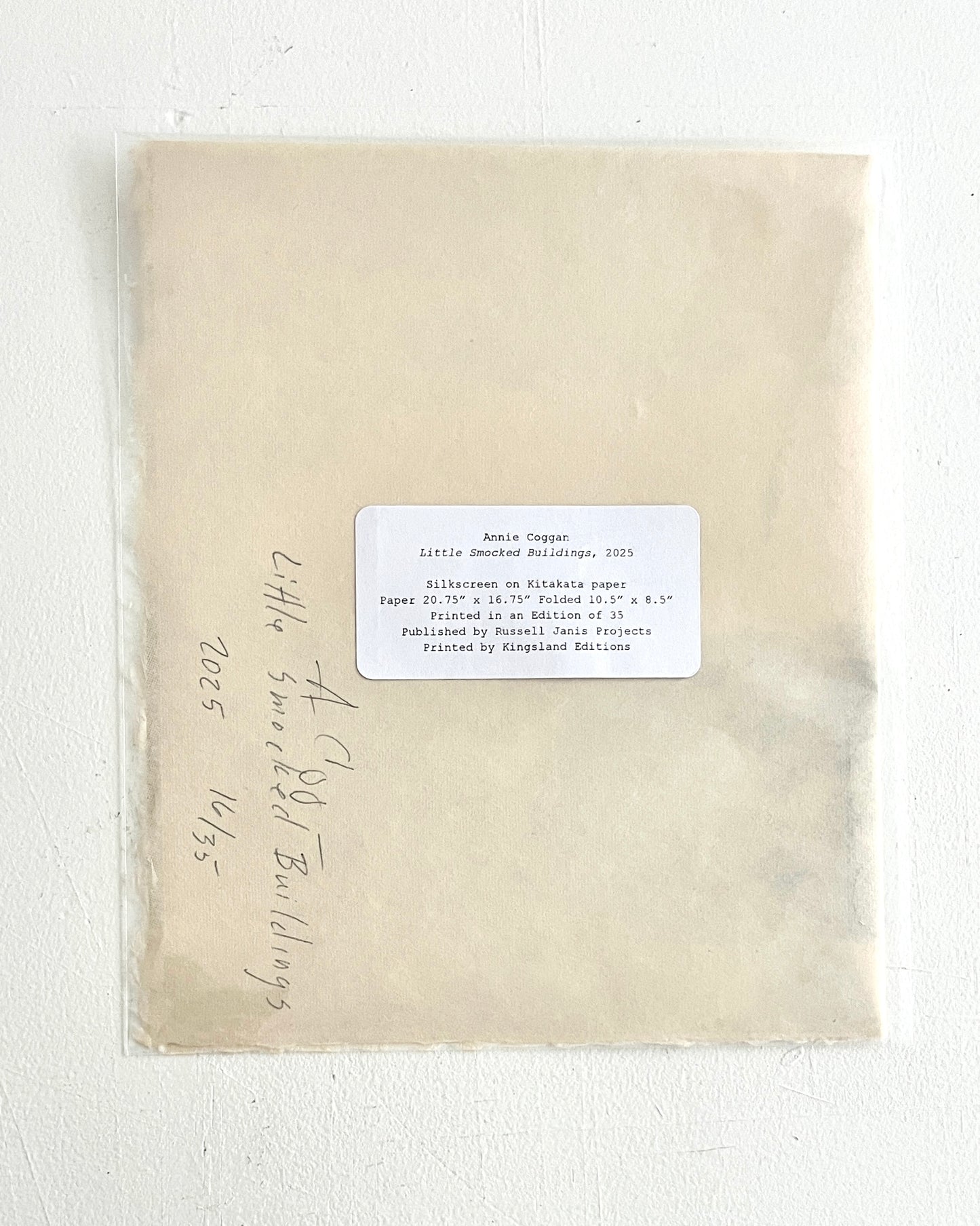 Annie Coggan, Silkcreen Edition, Little Smocked Buildings