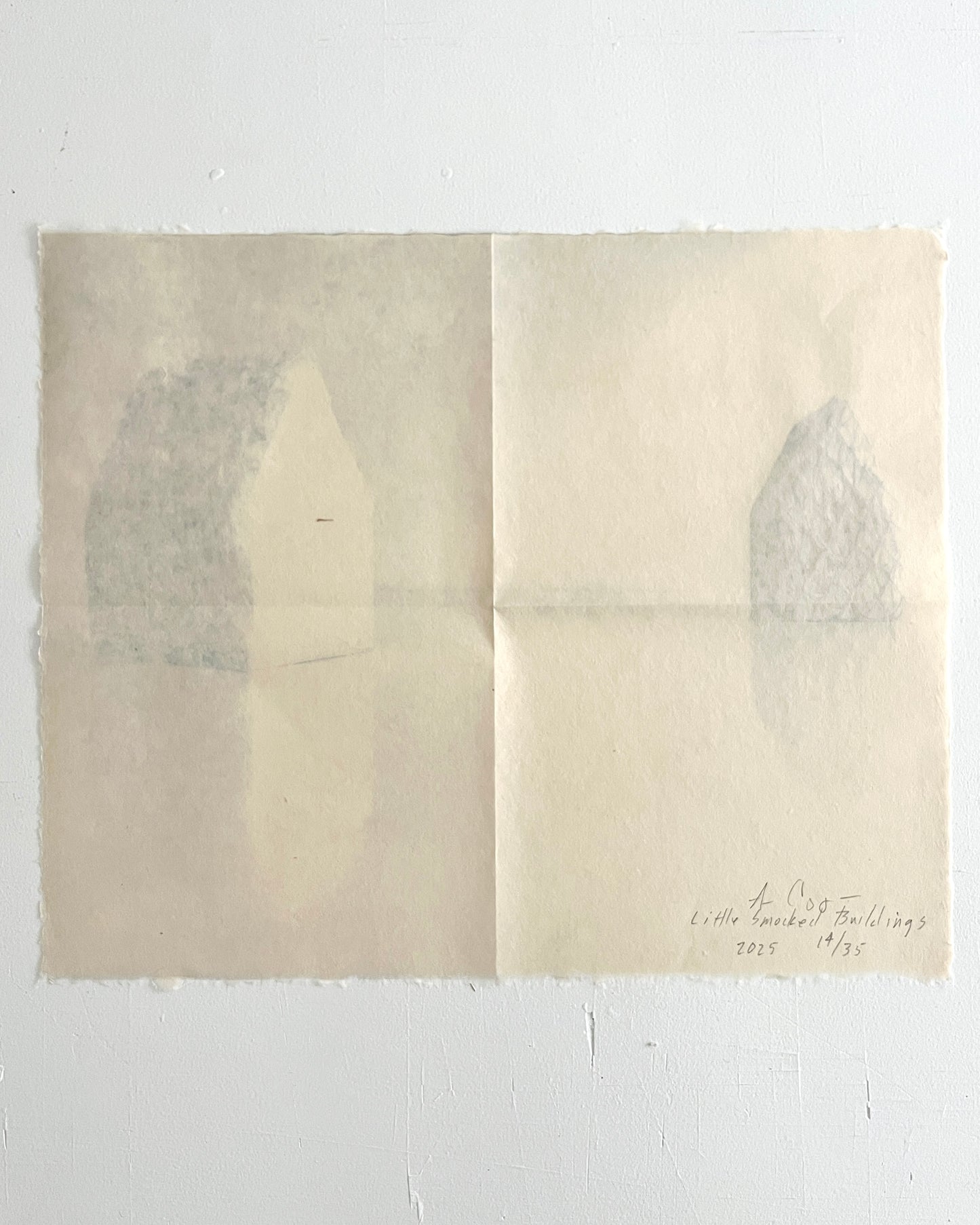 Annie Coggan, Silkcreen Edition, Little Smocked Buildings