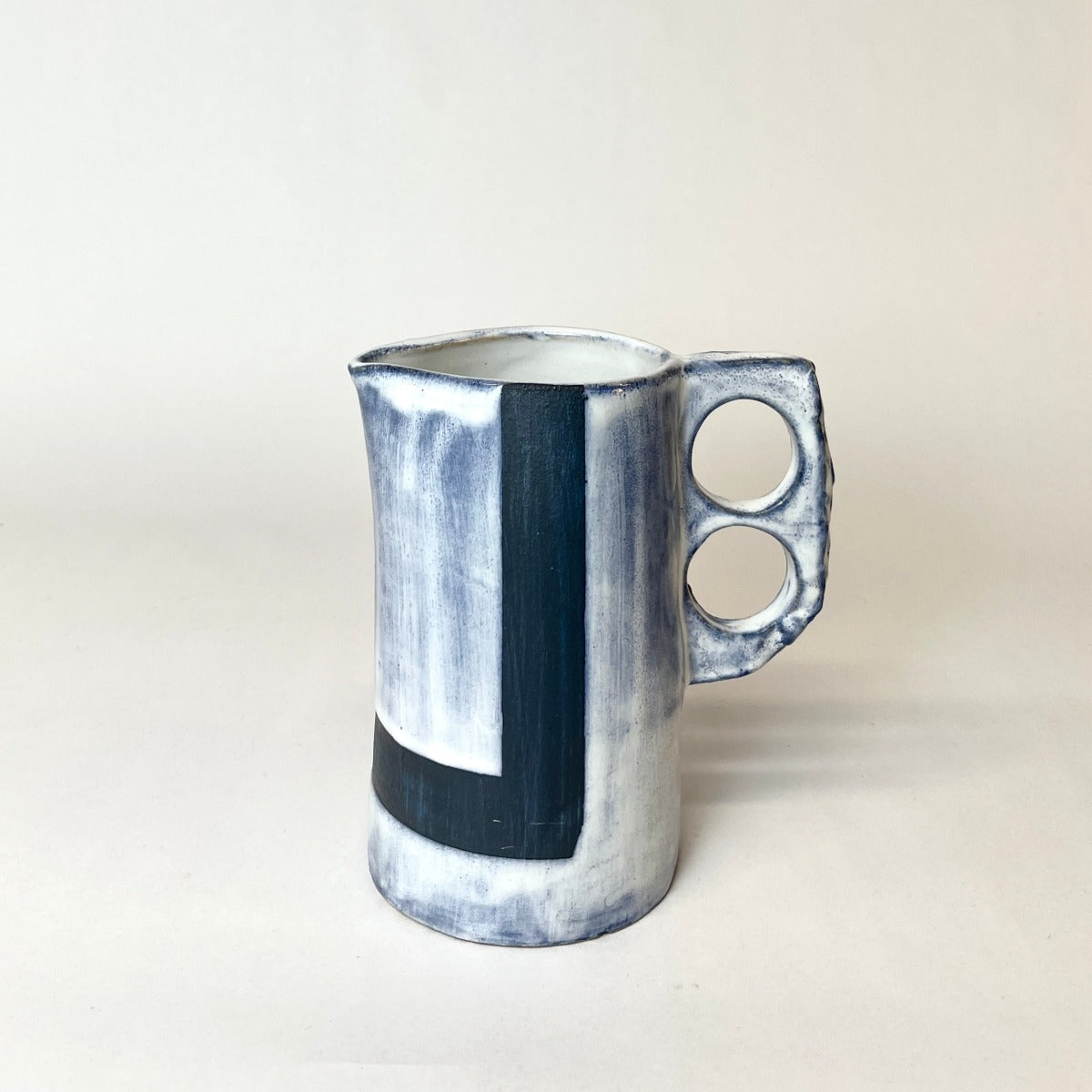 Painter Tape Pitcher, Small White