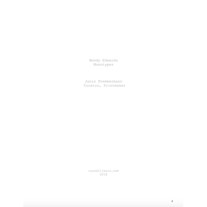Wendy Edwards Monotypes Catalog
