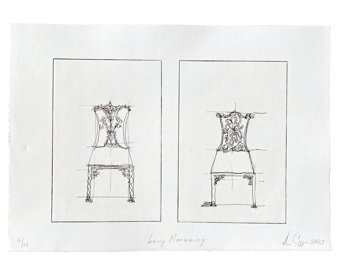 Annie Coggan, Etching Edition, Being Manwaring Suite