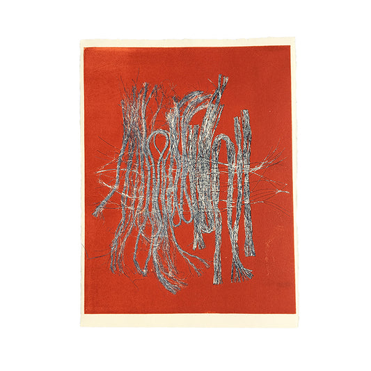 Molly Haynes Monoprint, Sisal and Synthetic Weave 1