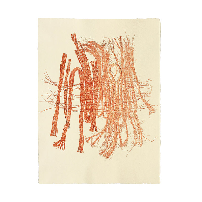 Molly Haynes Monoprint, Sisal and Synthetic Weave 2