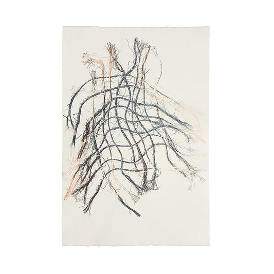 Molly Haynes Monoprint, Sisal Weave 2