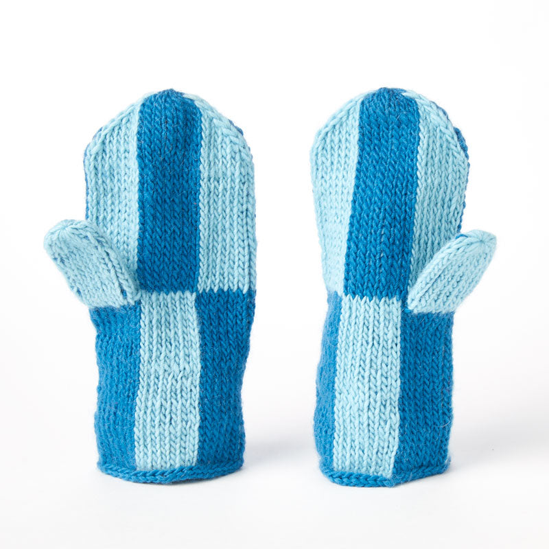 Mittens, Tile, Blue
