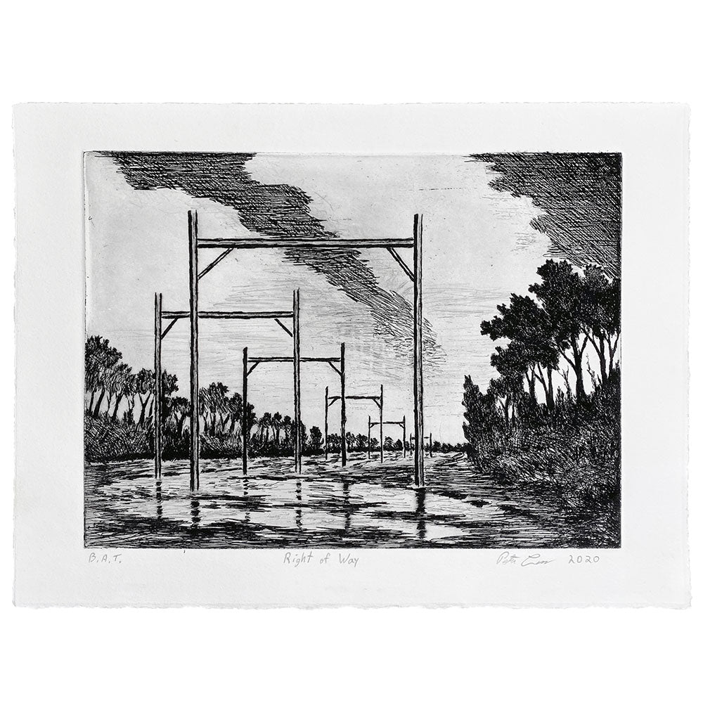 Peter Cross, Etching Edition, Right of Way