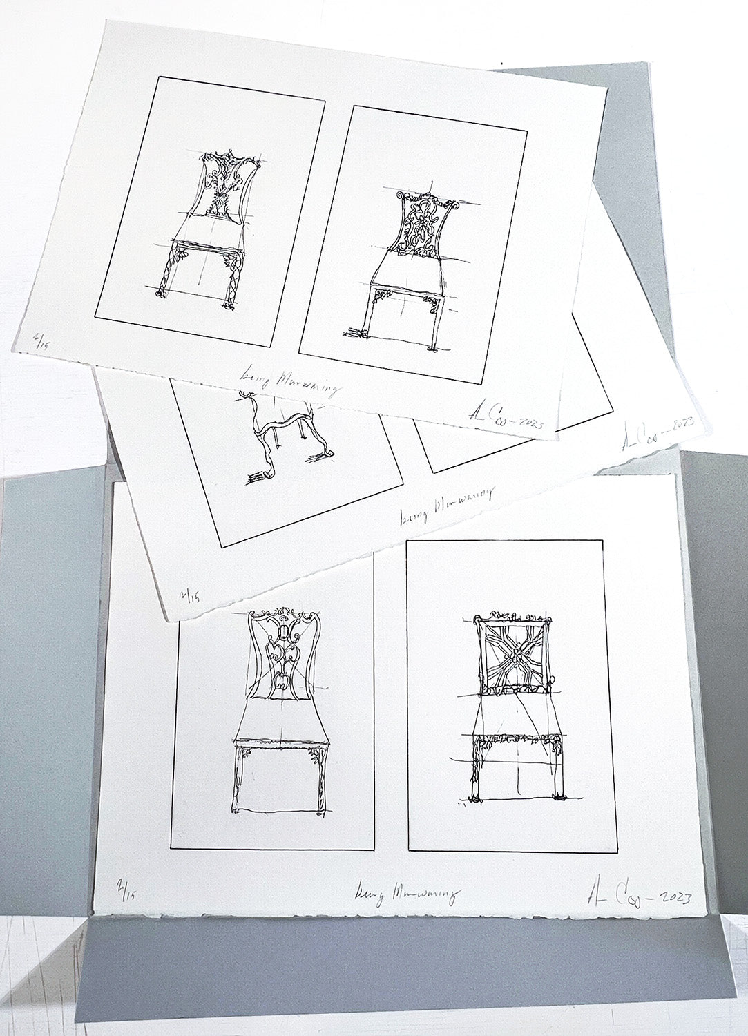 Annie Coggan, Etching Edition, Being Manwaring Suite