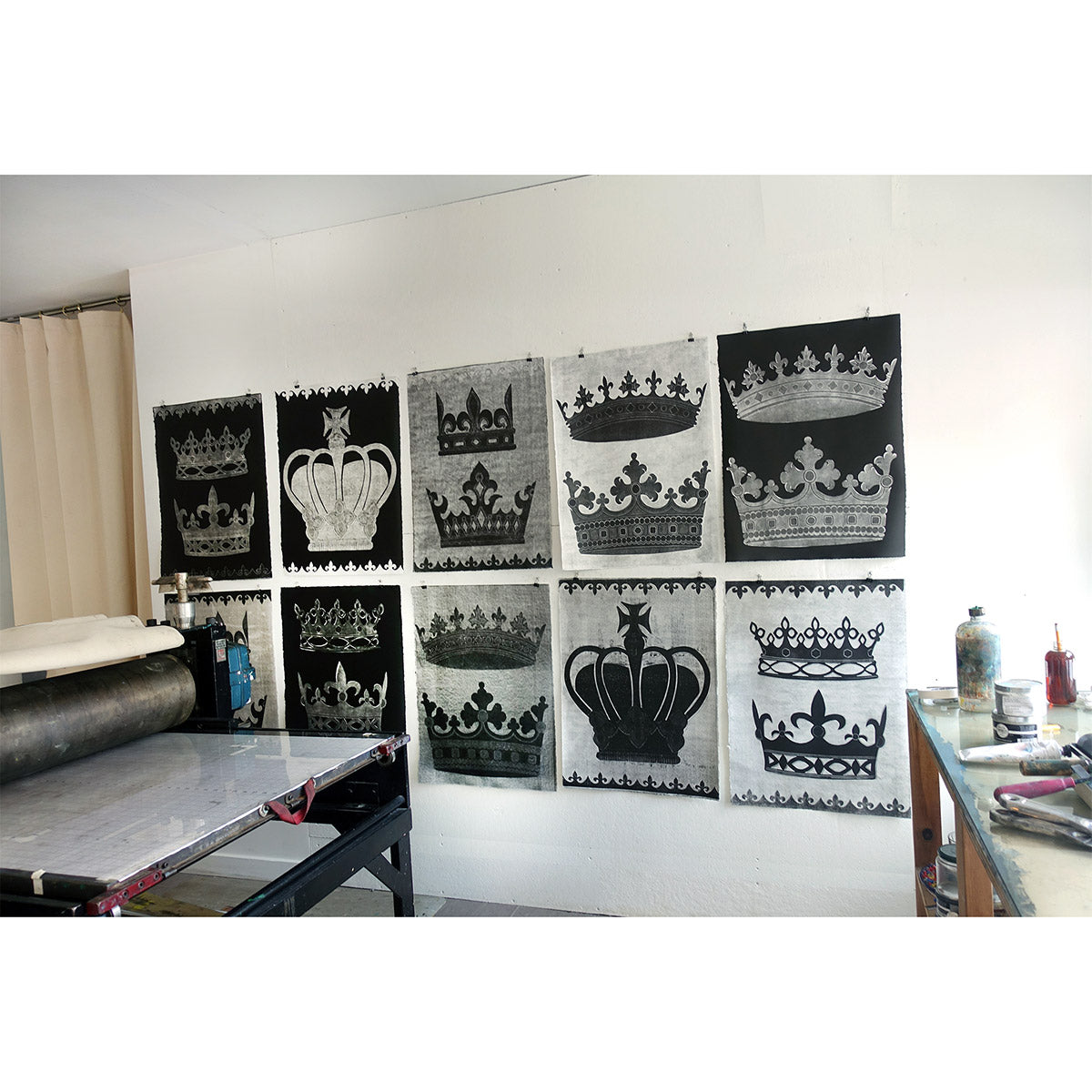 Margaret Lanzetta Monoprint, Monarch III