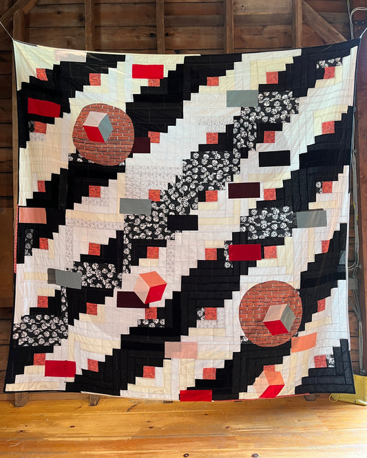 Louise Eastman, Red Dye No.2, Quilt