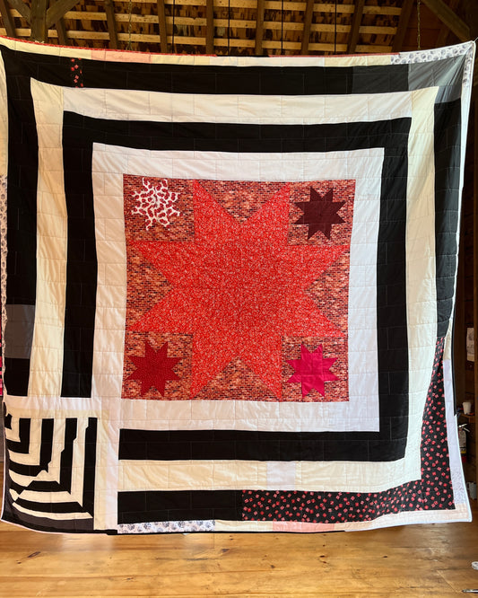 Louise Eastman, Red Dye No.5, Quilt