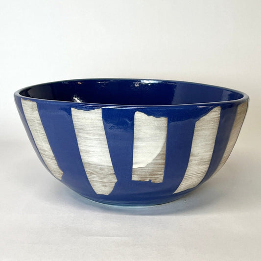 Painter Tape Bowl, Large Blue