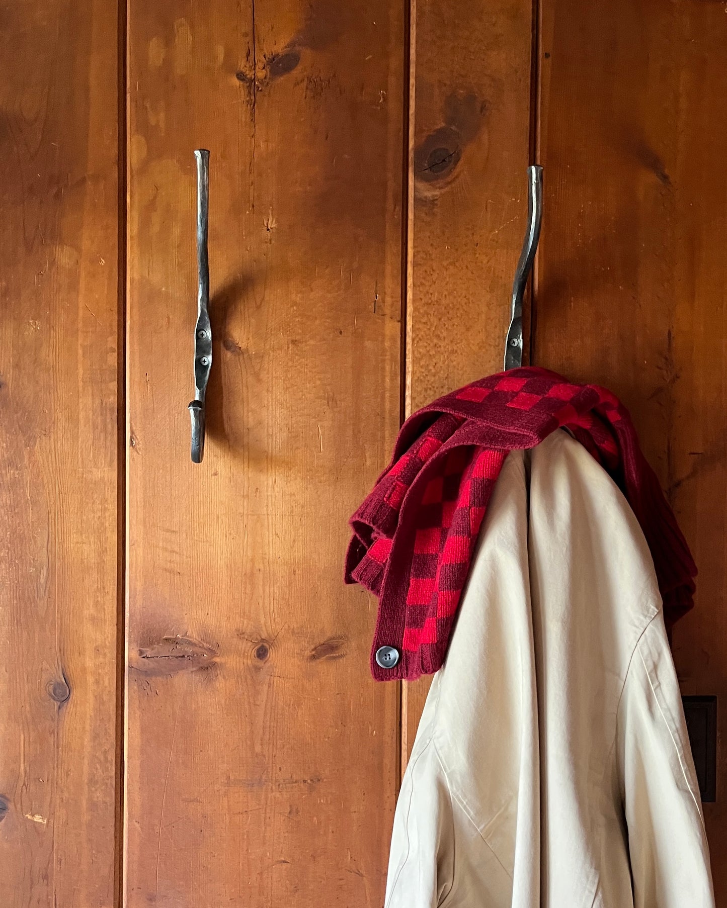 Will Trowbridge Hand Forged Iron Coat Hook