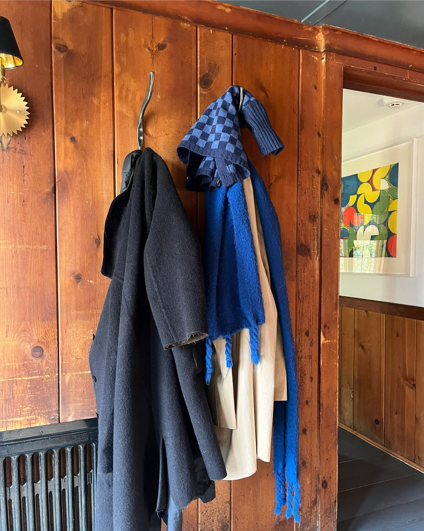 Will Trowbridge Hand Forged Iron Coat Hook