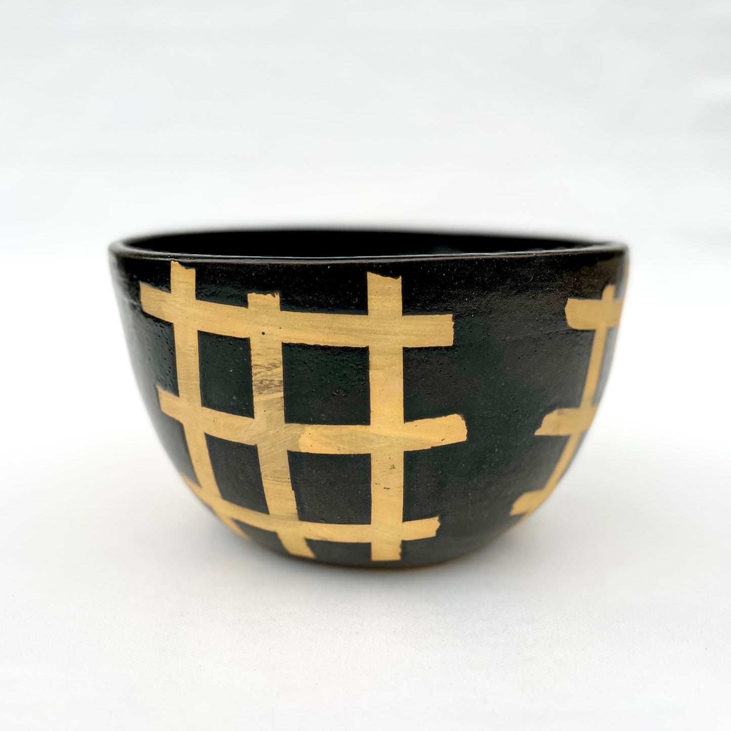 Weave Bowl, Medium Black/Gold