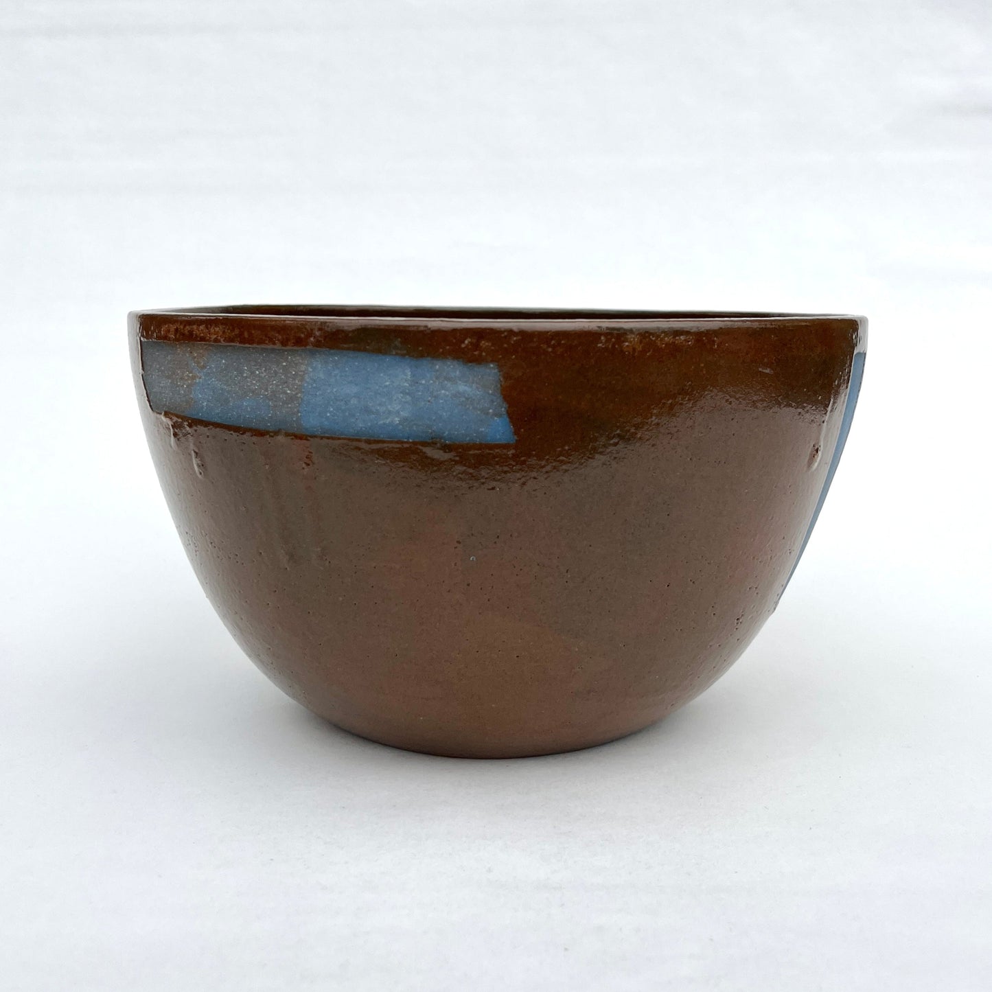 Blue Tape Bowl, Medium, Brown/Blue