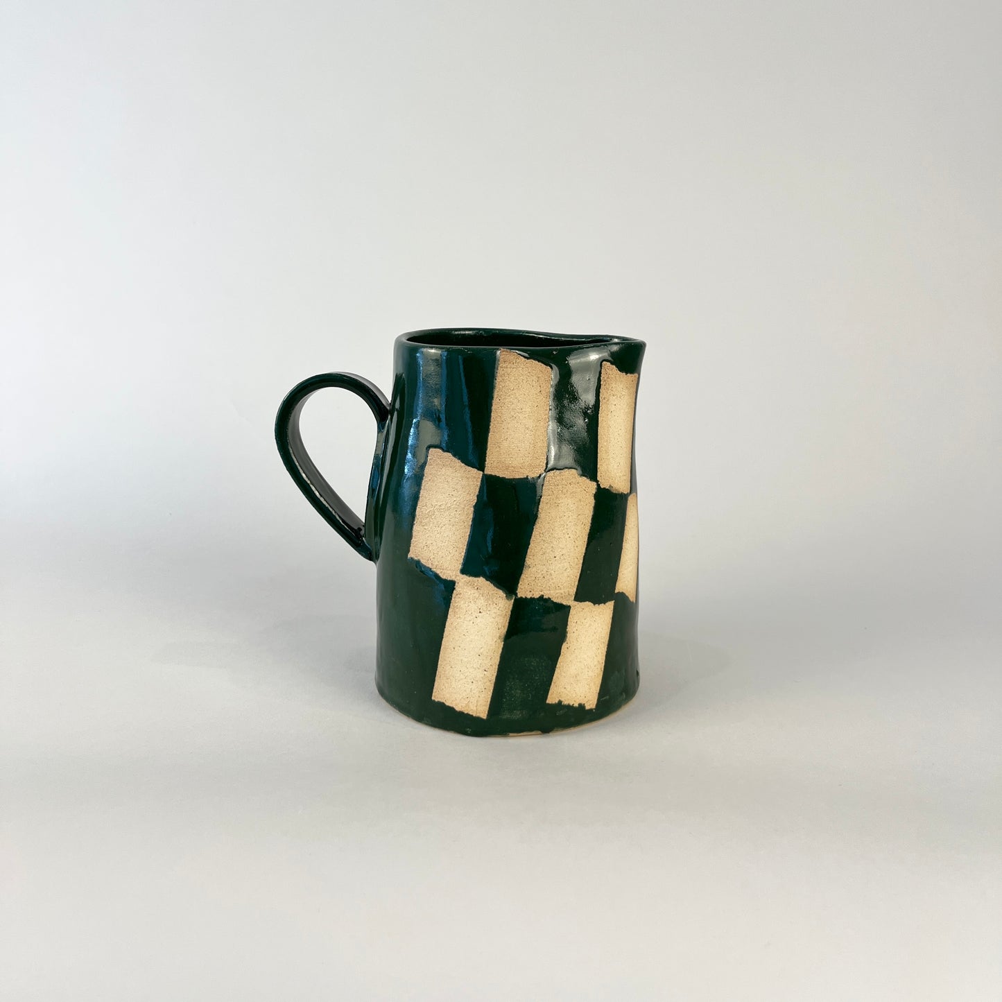 Pitcher Small, Green Weave