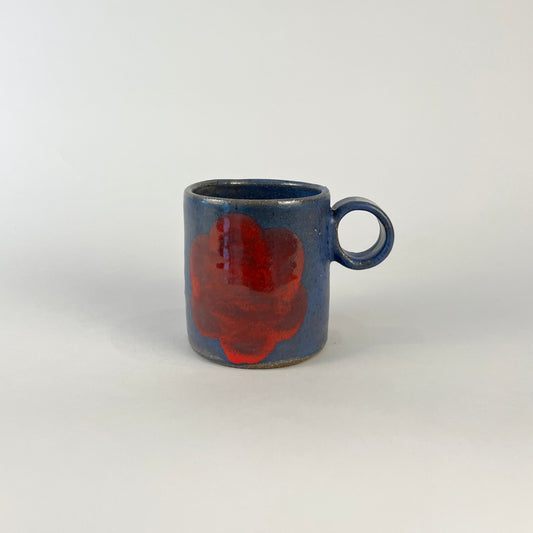 Cup, Blue Flower