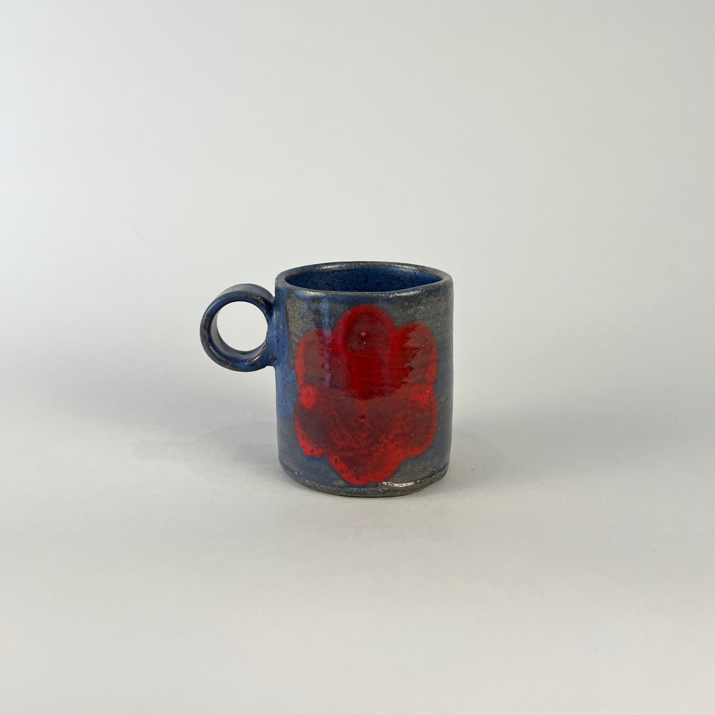 Cup, Blue Flower