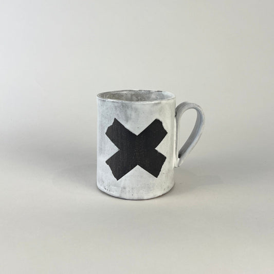 Cup, White X