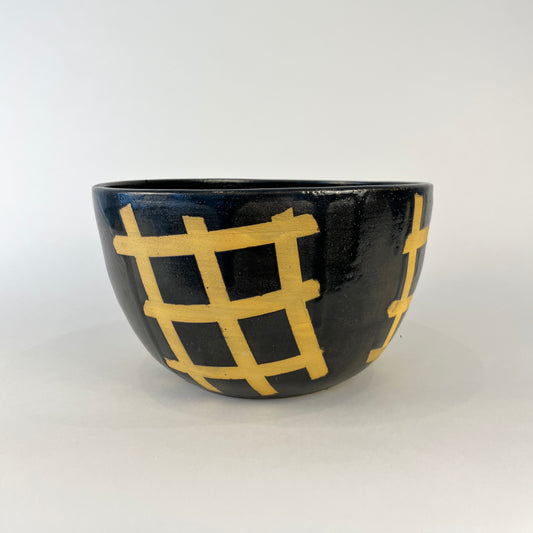 Bowl Medium, Black Weave