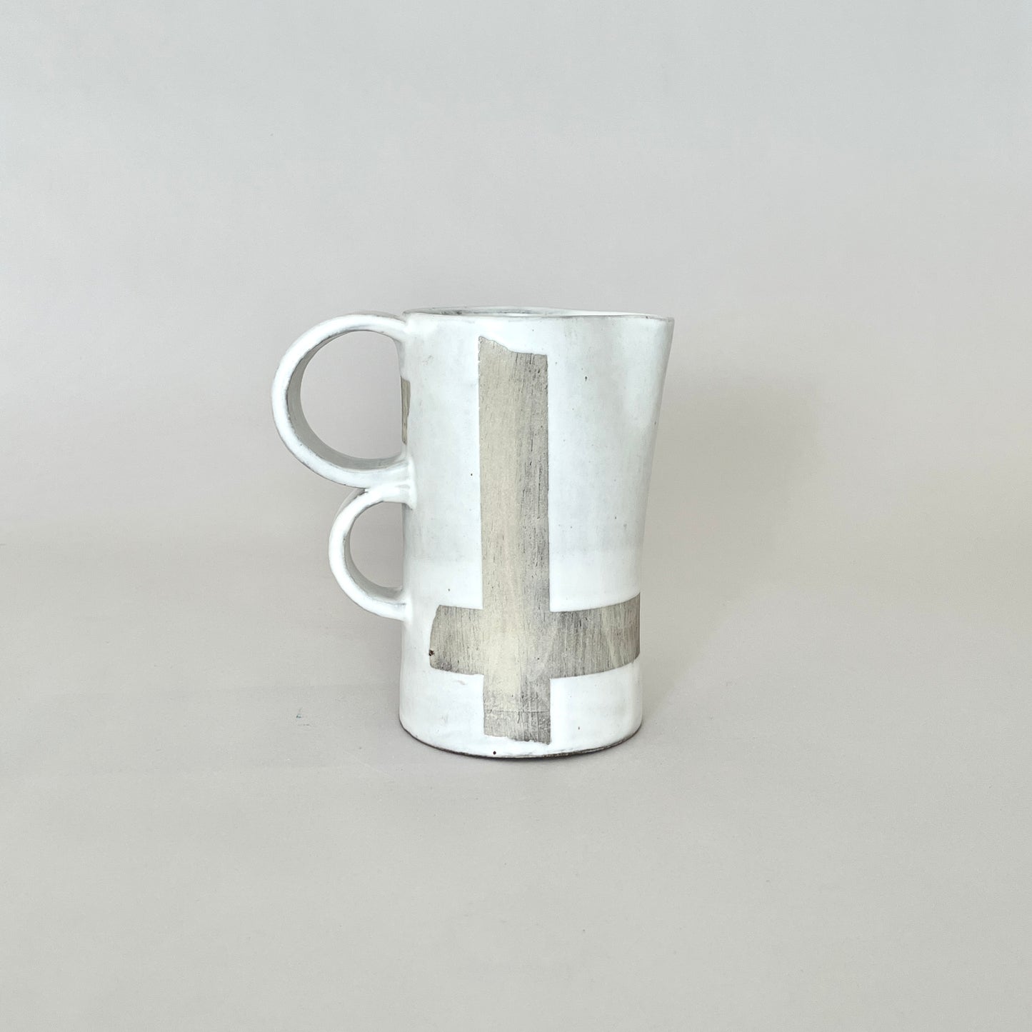 Painter Tape Pitcher, Small White No.2