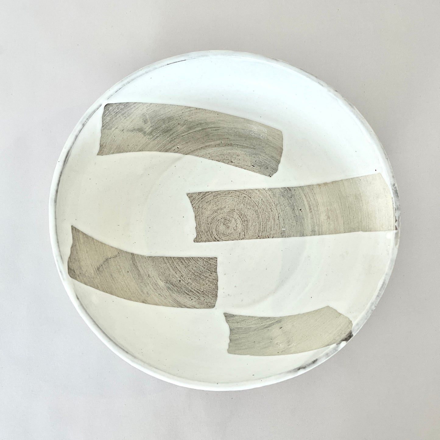 Painter Tape Bowl, Medium White No.1
