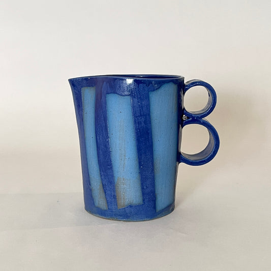 Painter Tape Pitcher, Medium Blue No.3