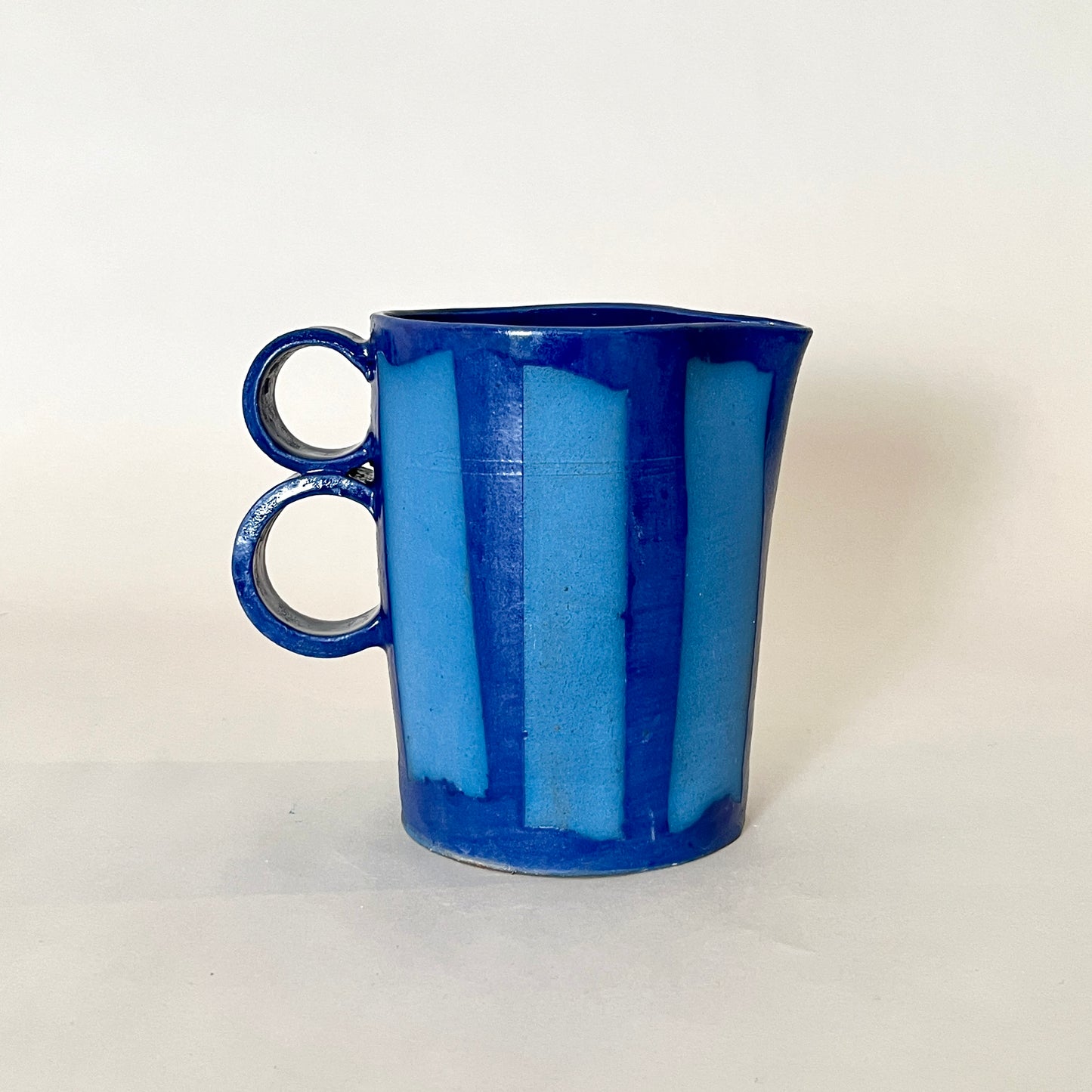 Painter Tape Pitcher, Medium Blue No.3