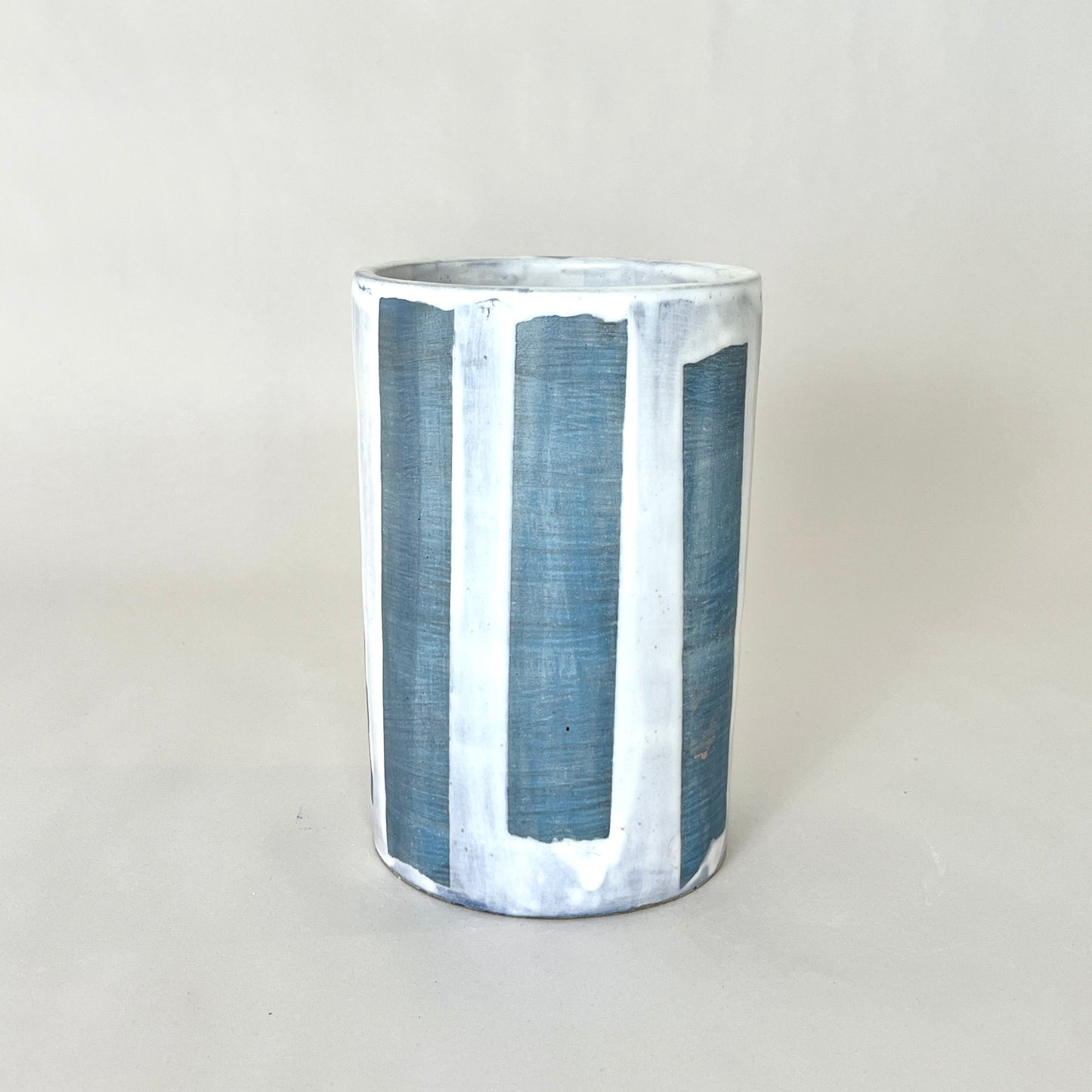 Painter Tape Cylinder, White/Blue No.1