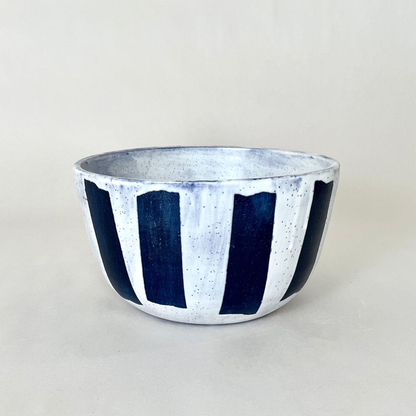 Painter Tape Bowl, Medium White/Blue