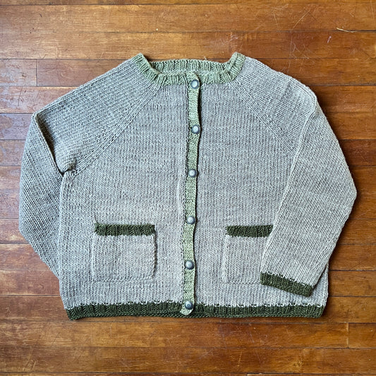 Cardigan, Switten , Stone/Goldenrod Iron