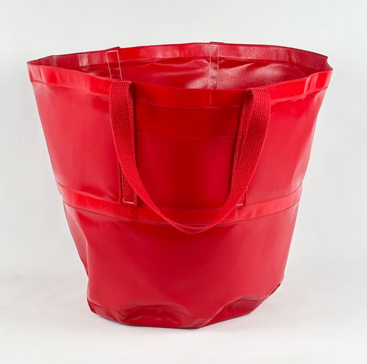 Pneuhaus Bucket Tote, Large, Red