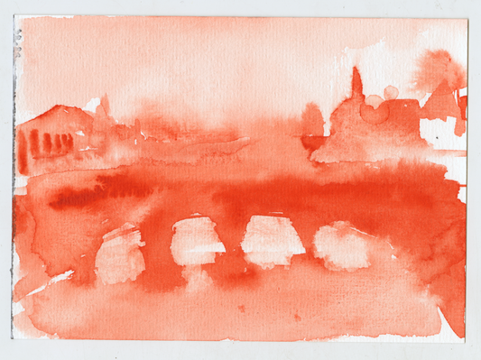 Wendy Small, Giclée Print, The Seine No. 33